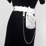 Thumbhole Studded Waist Bag